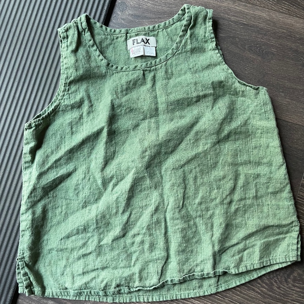 FLAX 100% Linen Tank Top